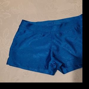 Capezio Kids Blue Dance Shorts